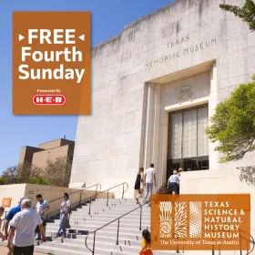 graphic for Free Fourth Sunday at the Texas Science and Natural History Museum