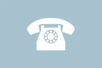 icon for contact section of webpage