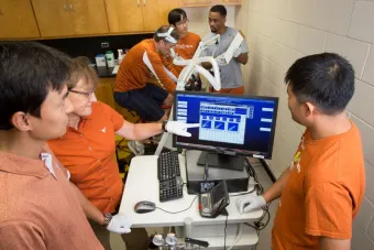 picture of people participating in medical testing on a treadmill