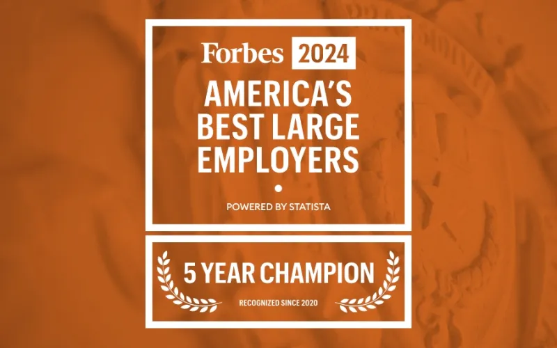 Forbes Best Large Employer image