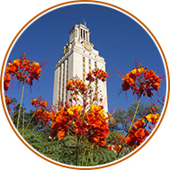picture of UT Tower and Pride of Barbados
